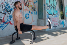 Cargar imagen en el visor de la galería, Pack Pro | Paralelas de Metal + Anillas de Calistenia