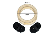 Cargar imagen en el visor de la galería, Pack Premium | Paralelas de Metal + Paralelas de Madera + Anillas de Calistenia